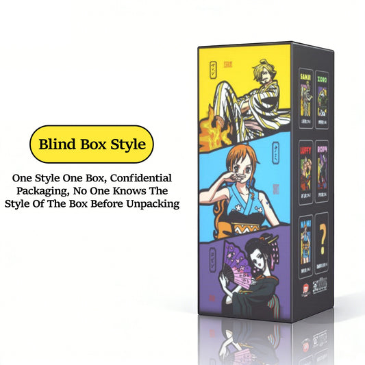 One Piece Monkey D Luffy Roronoa Zoro Anime Blind Box Shaker Bottle, 800ml Leakproof BPA Free PCTG Protein Mixing Cup with Mixing Ball & Lanyard