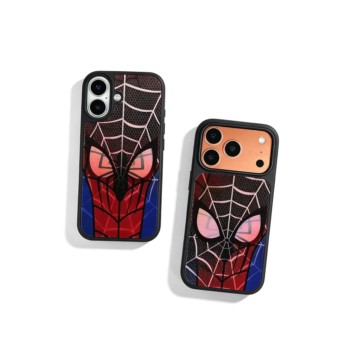 Marvel Spider‑Man Lenticular 3D Dynamic Phone Case TPU+PC Drop‑Resistant Full Edge Protection Matte Phone Cover Color Changing Design For Iphone Fans Birthday Gift