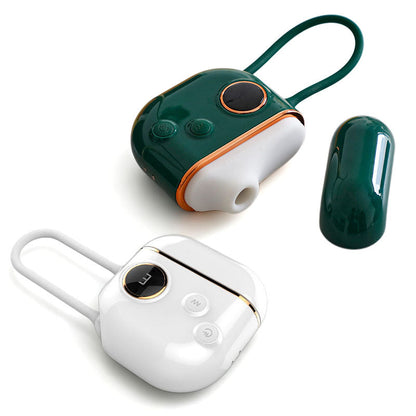 Portable Dual Function Personal Relax Kit, LCD Display Soft Silicone Massager Set with Magnetic Charging Storage Case, Quiet Waterproof Daily Self Care Accessory