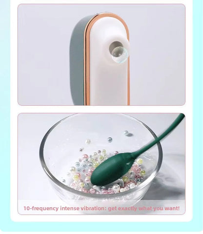 Portable Dual Function Personal Relax Kit, LCD Display Soft Silicone Massager Set with Magnetic Charging Storage Case, Quiet Waterproof Daily Self Care Accessory