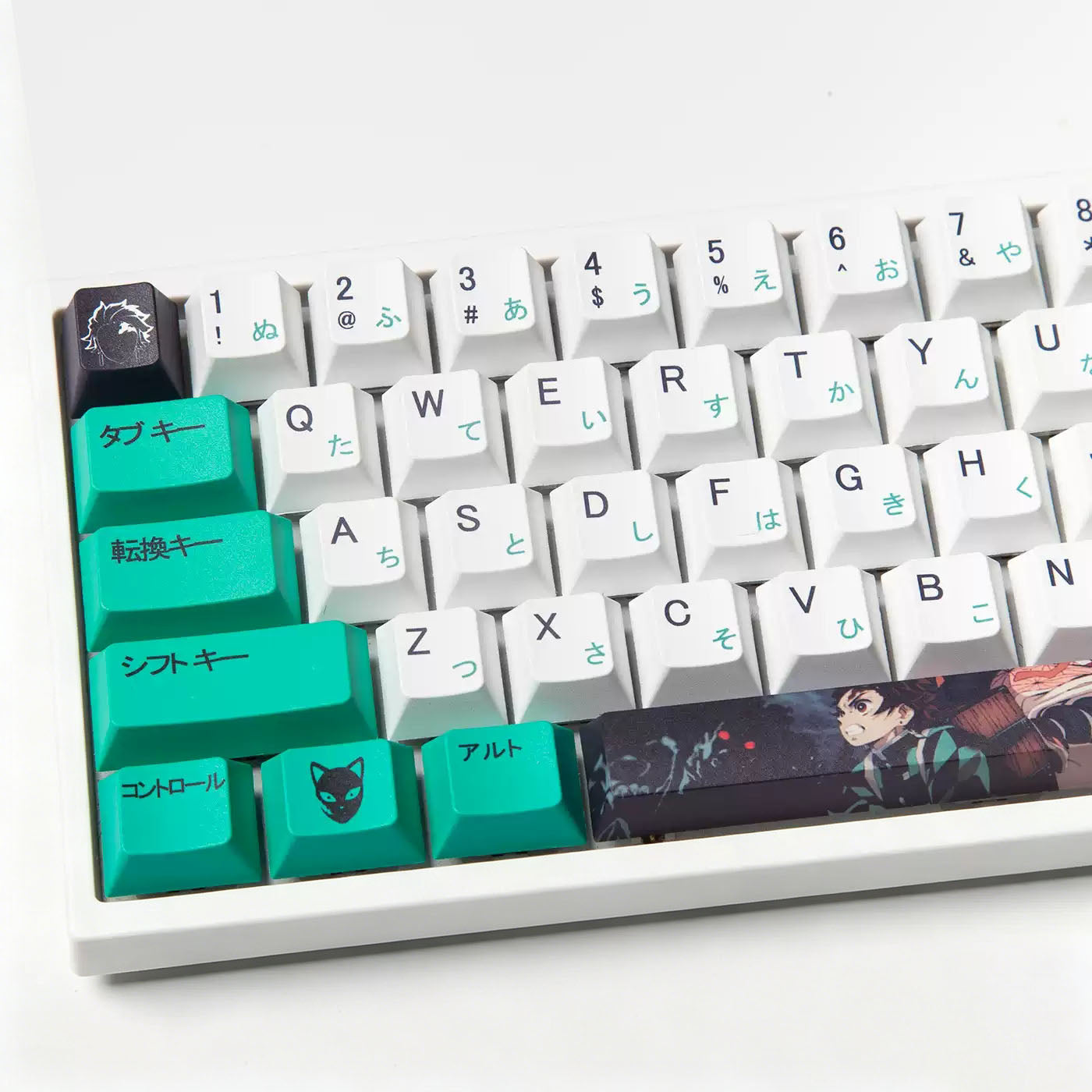 Nezuko/Tanjirou/Tokitou Muichirou Creative transparent cute mechanical keyboard cap