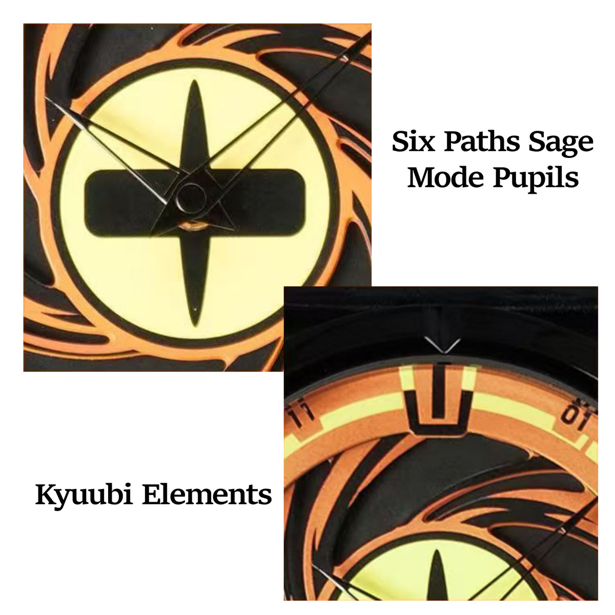 Naruto Itachi Rotating Dial Quartz Watch, 3ATM Waterproof Anime Wrist Watch, Silicone Strap Alloy Case Collectible Analog Watch Gift for Naruto Anime Fans Men Teenagers