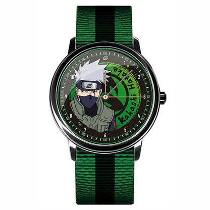 Naruto Uzumaki Sasuke Uchiha Anime Watch Blind Box, Naruto Shippuden Collectible Waterproof Quartz Watch
