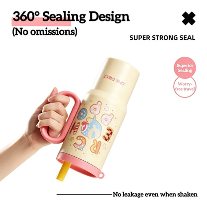 One Piece Tony Tony Chopper 720ml Insulated Tumbler, Anime Stainless Steel Iced Coffee Cup with Keychain