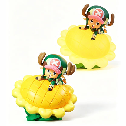 One Piece Tony Tony Chopper Blind Box Night Light, Cute Anime Figure LED Lamp Collectible Mystery Box, 6 Regular + 2 Hidden Styles PVC Bedside Decor Light Gift for One Piece Fans
