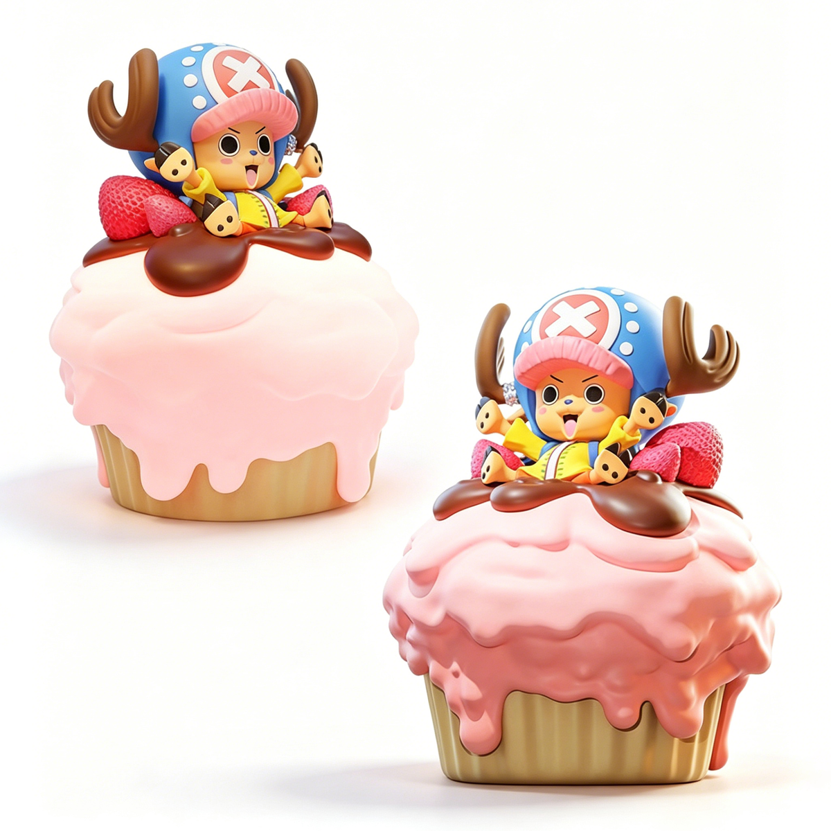 One Piece Tony Tony Chopper Blind Box Night Light, Cute Anime Figure LED Lamp Collectible Mystery Box, 6 Regular + 2 Hidden Styles PVC Bedside Decor Light Gift for One Piece Fans