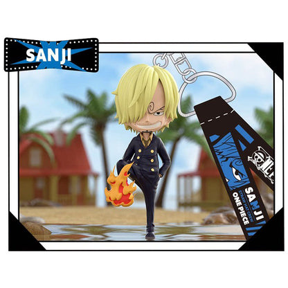 One Piece Monkey D Luffy Roronoa Zoro Anime Keychain Blind Box, PVC Mini Figure Key Chain Pendant Straw Hat Crew Collectible Mystery Box Gift Set