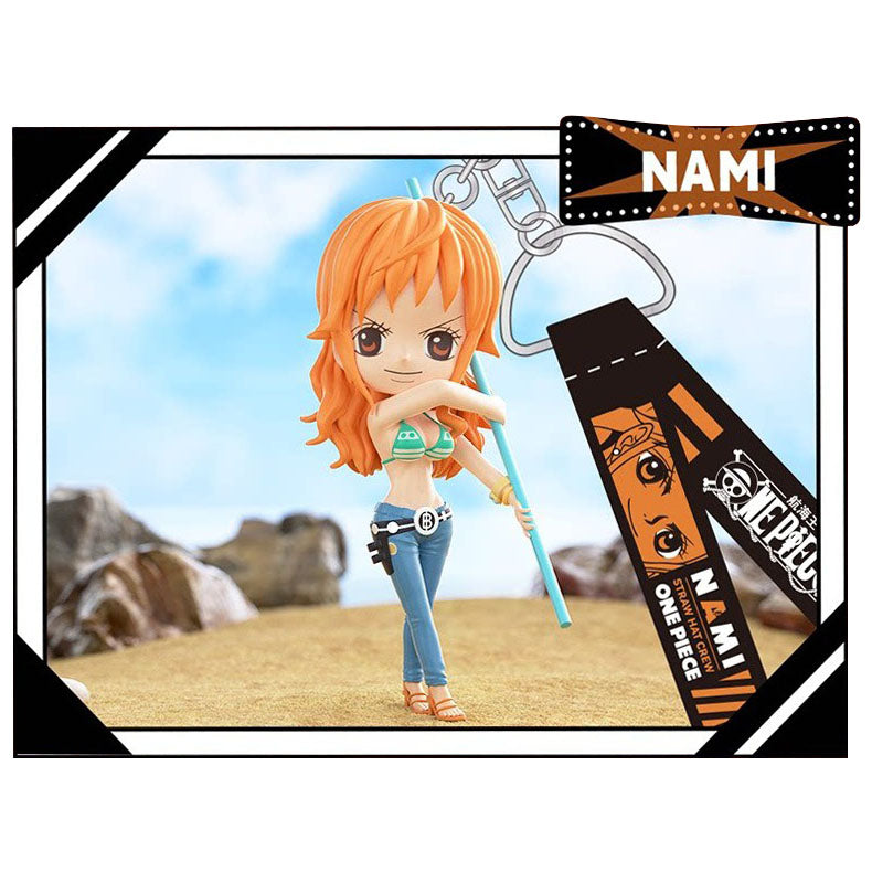 One Piece Monkey D Luffy Roronoa Zoro Anime Keychain Blind Box, PVC Mini Figure Key Chain Pendant Straw Hat Crew Collectible Mystery Box Gift Set