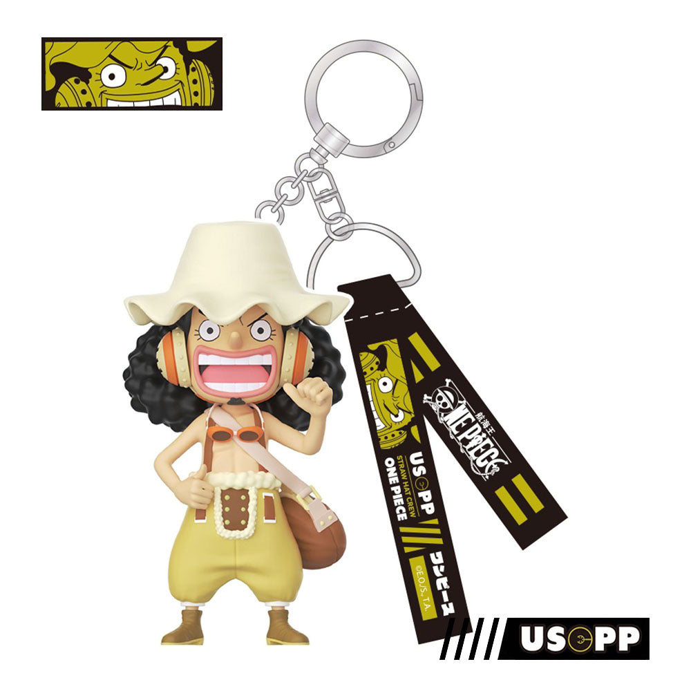 One Piece Monkey D Luffy Roronoa Zoro Anime Keychain Blind Box, PVC Mini Figure Key Chain Pendant Straw Hat Crew Collectible Mystery Box Gift Set