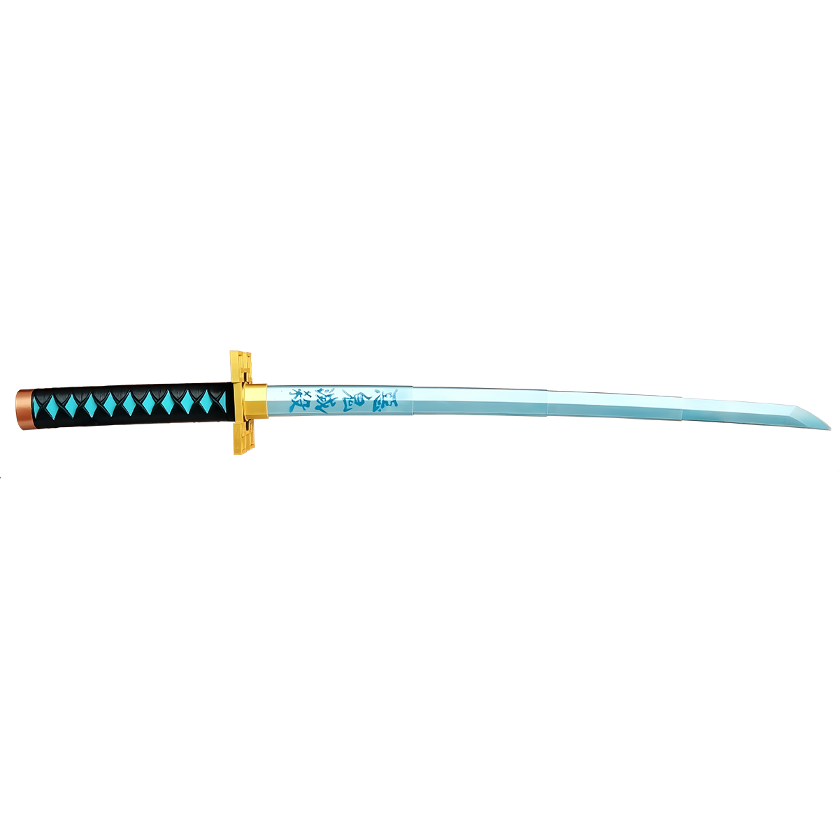 Demon Slayer Tanjiro Zenitsu Retractable Katana, Anime Cosplay Prop Sword