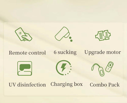 Portable Silicone Massager Set with APP Remote Control, Rechargeable Storage Case with UV Sanitizing Function, Multi Vibration Modes Personal Relax Kit