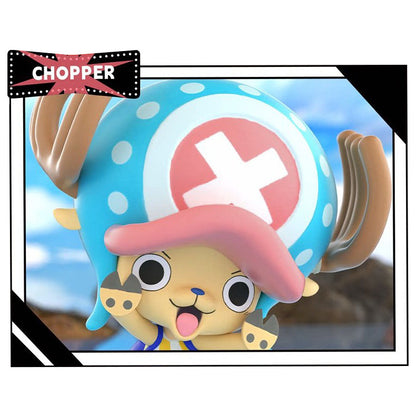 One Piece Monkey D Luffy Roronoa Zoro Anime Keychain Blind Box, PVC Mini Figure Key Chain Pendant Straw Hat Crew Collectible Mystery Box Gift Set