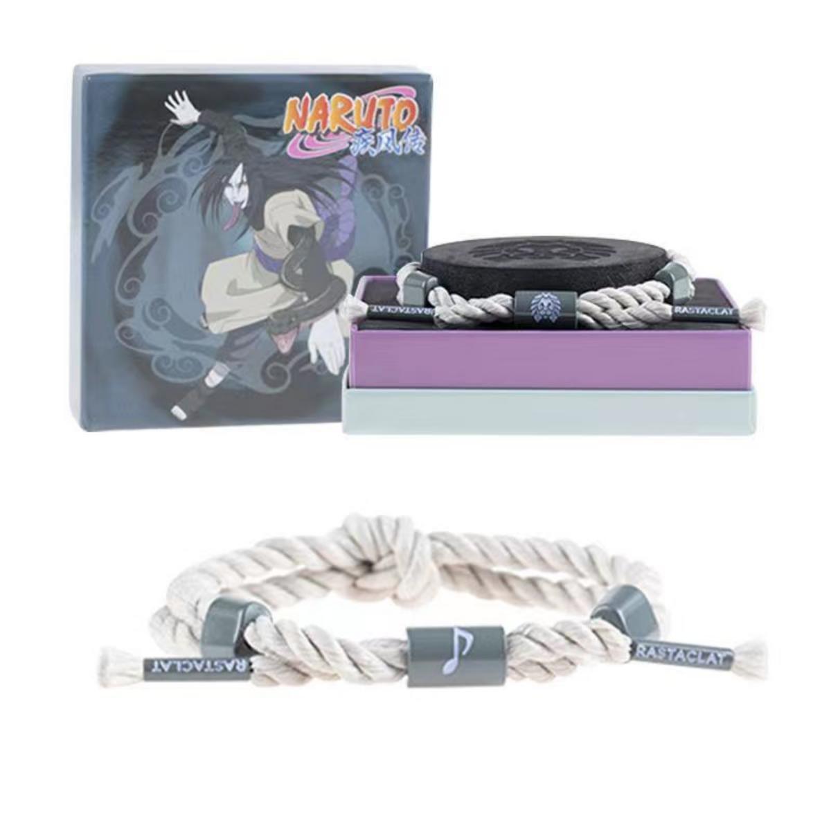 Naruto Sasuke Anime Braided Rope Bracelet, Adjustable Woven Shoelace Wristband Anime Character Cosplay Jewelry With Gift Box For Men Women Teens