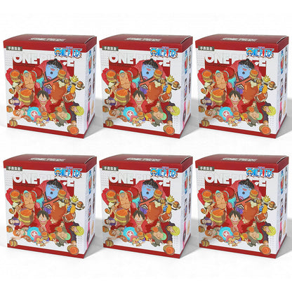 One Piece Monkey D Luffy Roronoa Zoro Anime Blind Box Quartz Watch, Straw Hat Crew Character Leather Strap Wrist Watch Collectible Gift Box Set
