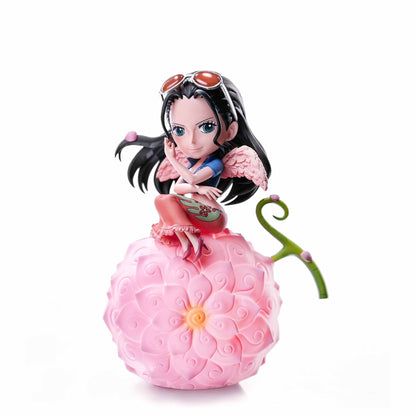 One Piece Luffy Ace Chopper Robin Devil Fruit LED Night Light Figure Set, Anime Cute Q Version Figurine Luminous Desk Lamp, One Piece Characters Collectible Statue Gifts For Anime Fans