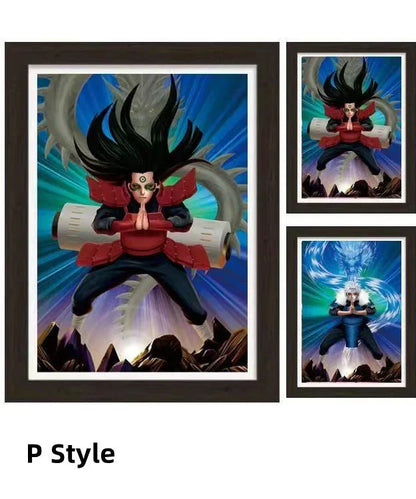 Uzumaki/Sasuke/Kakashi Hd 3d gradient decorative painting cool moving painting characters