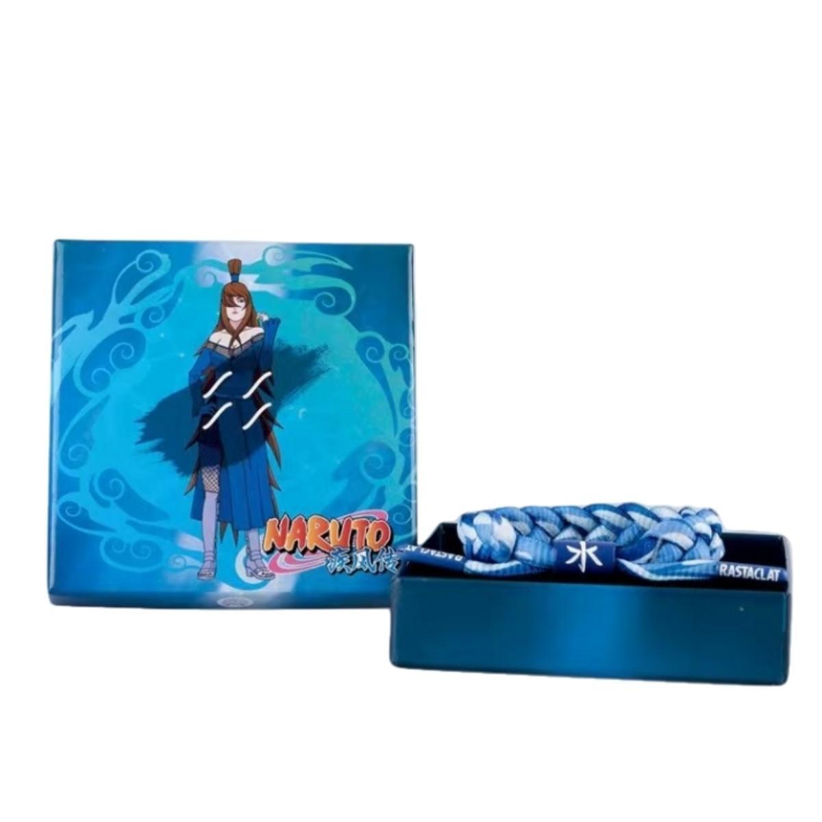 Naruto Sasuke Anime Braided Rope Bracelet, Adjustable Woven Shoelace Wristband Anime Character Cosplay Jewelry With Gift Box For Men Women Teens