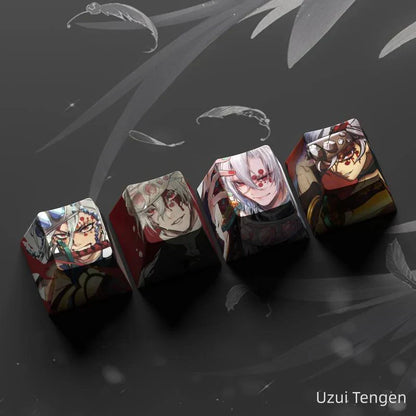 Nezuko/Tanjirou/Tokitou Muichirou Creative transparent cute mechanical keyboard cap