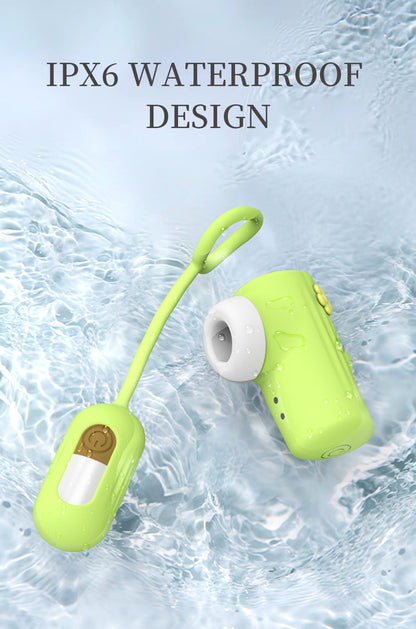 Portable Silicone Massager Set with APP Remote Control, Rechargeable Storage Case with UV Sanitizing Function, Multi Vibration Modes Personal Relax Kit