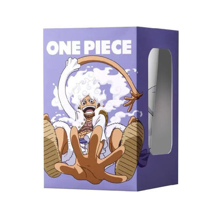 One Piece Monkey D Luffy Nika Gear 5 Cold Sensitive Color Changing Aluminum Water Cup, 470ml Food Grade Anime Character Thermochromic Drinking Cup Collectible Gift