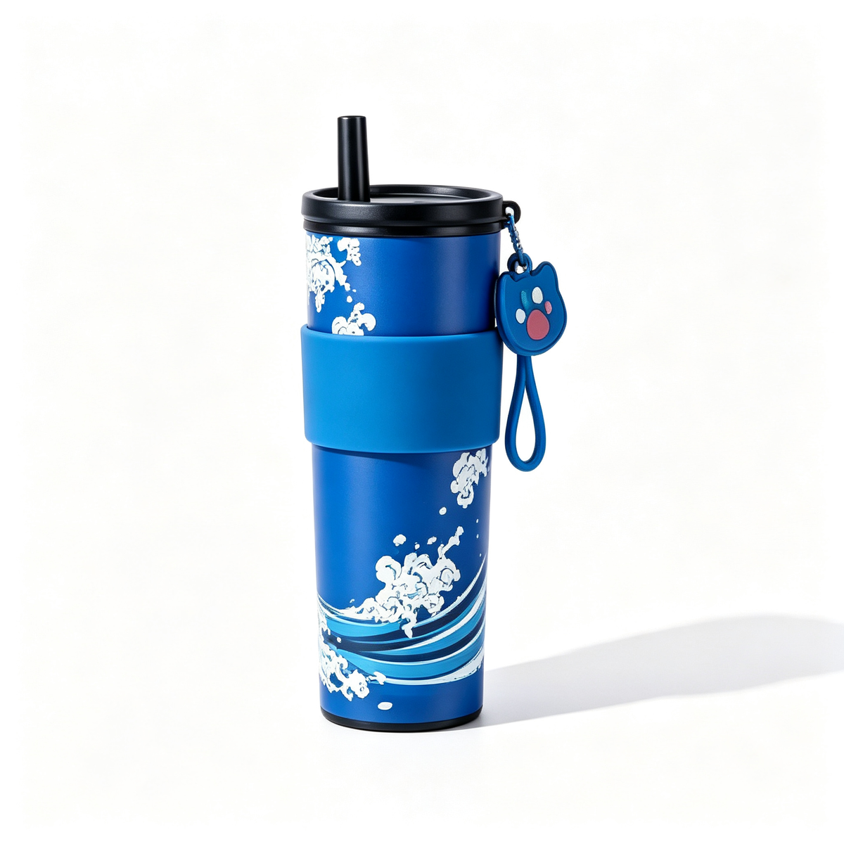Demon Slayer Tanjiro Nezuko All Designs 710ml Insulated Tumbler 316 Stainless Steel Double Wall Coffee Cup Dual Drinking Lid With Straw Charm Leakproof Travel Water Bottle