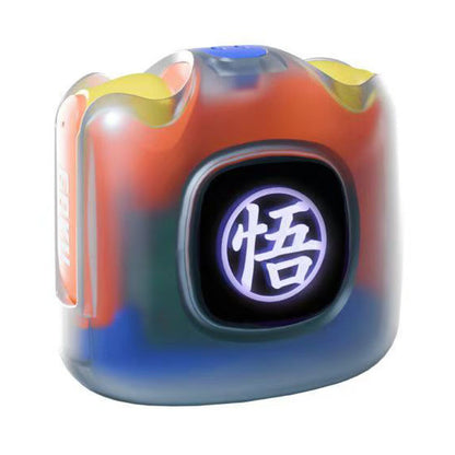 Dragon Ball Son Goku Frieza TWS Wireless Bluetooth 5.3 Earbuds, Transparent Glowing Light Screen Charging Case, Portable Semi‑in‑Ear Anime Headset For Sports Gaming Daily Use