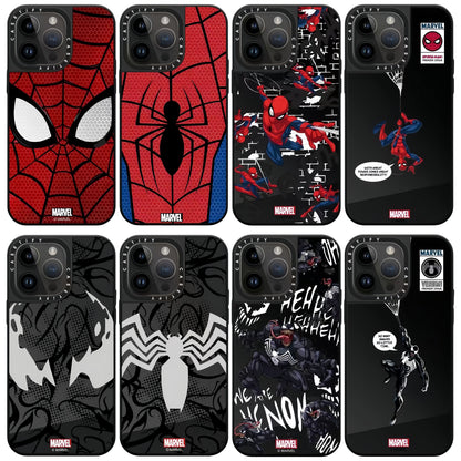 Marvel Spider-Man Venom Phone Case for iPhone, Mirror Shockproof Protective Cover All Styles Collection