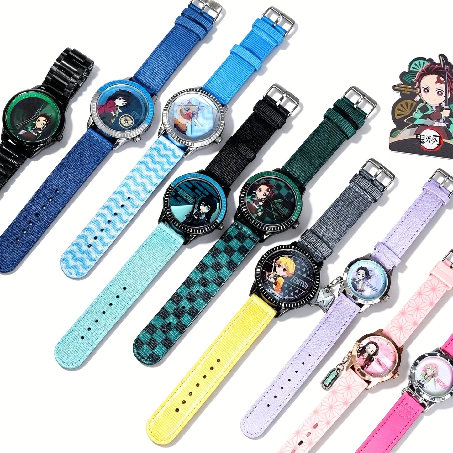 Tanjirou/Nezuko Wristwatch Blind Box - 9 Styles Anime Collectible Watch Mystery Box for Fans
