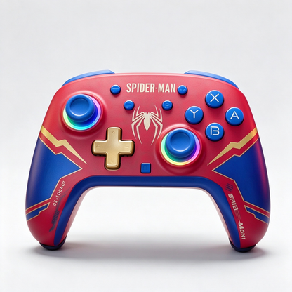 Spider-Man Wireless Controller Bundle,Superhero Gamepad Gift for Marvel Fans