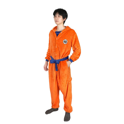 Son Goku Flannel Nightgown Bathrobe - Fall asleep in a comfortable nightgown