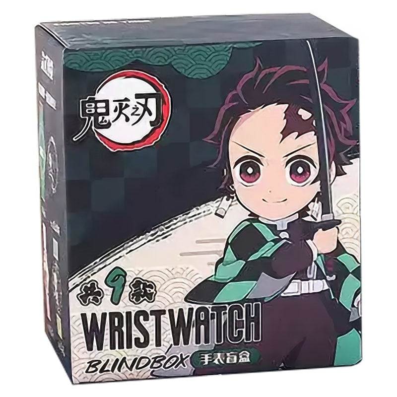 Tanjirou/Nezuko Wristwatch Blind Box - 9 Styles Anime Collectible Watch Mystery Box for Fans