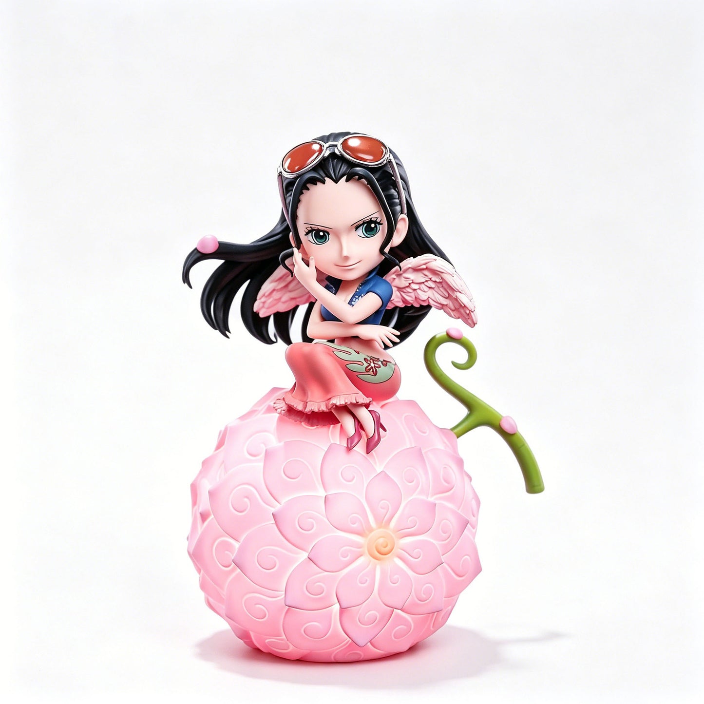 One Piece Luffy Ace Chopper Robin Devil Fruit LED Night Light Figure Set, Anime Cute Q Version Figurine Luminous Desk Lamp, One Piece Characters Collectible Statue Gifts For Anime Fans