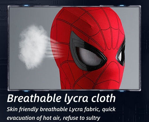 Marvel Spider‑Man Gwen Stacy Miles Morales Electric Mask LED Light Movable Eyes Remote Control Ring Lycra Full Face Helmet Cosplay Costume Prop Multiple Styles For Halloween Anime Fans