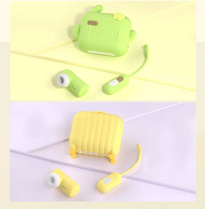 Portable Silicone Massager Set with APP Remote Control, Rechargeable Storage Case with UV Sanitizing Function, Multi Vibration Modes Personal Relax Kit