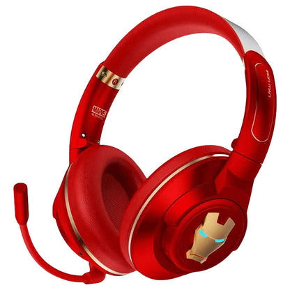 Marvel Iron Man Captain America Over Ear Bluetooth 5.3 Gaming Headphones, Low Latency Headset with Microphone Foldable Comfortable Earpads for Game Music