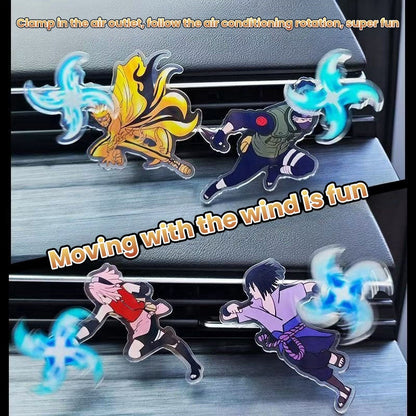 Sasuke/Kakashi/Sakura Character Modeling Car air conditioning decoration - Rotating Rasengan Design
