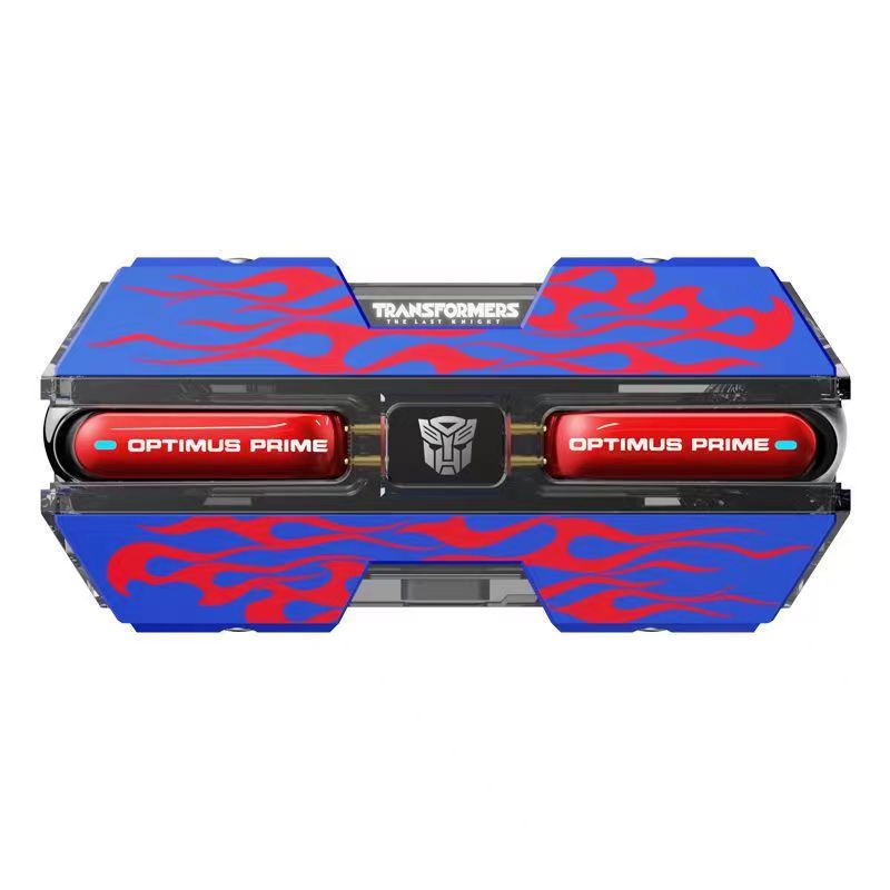 Transformers Optimus Prime Bumblebee Shockwave TWS Gaming Wireless Bluetooth 5.3 Earbuds, 45ms Ultra Low Latency Game Headphones 13mm Driver Stereo Earphones Long Battery Life Type-C Fast Charging Earbuds For Gamers Anime Fans