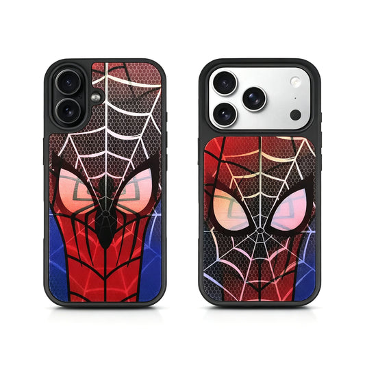 Marvel Spider‑Man Lenticular 3D Dynamic Phone Case TPU+PC Drop‑Resistant Full Edge Protection Matte Phone Cover Color Changing Design For Iphone Fans Birthday Gift