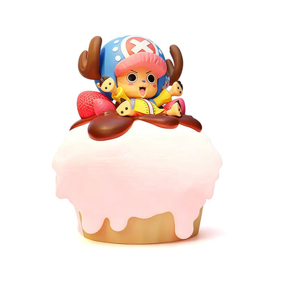 One Piece Tony Tony Chopper Blind Box Night Light, Cute Anime Figure LED Lamp Collectible Mystery Box, 6 Regular + 2 Hidden Styles PVC Bedside Decor Light Gift for One Piece Fans