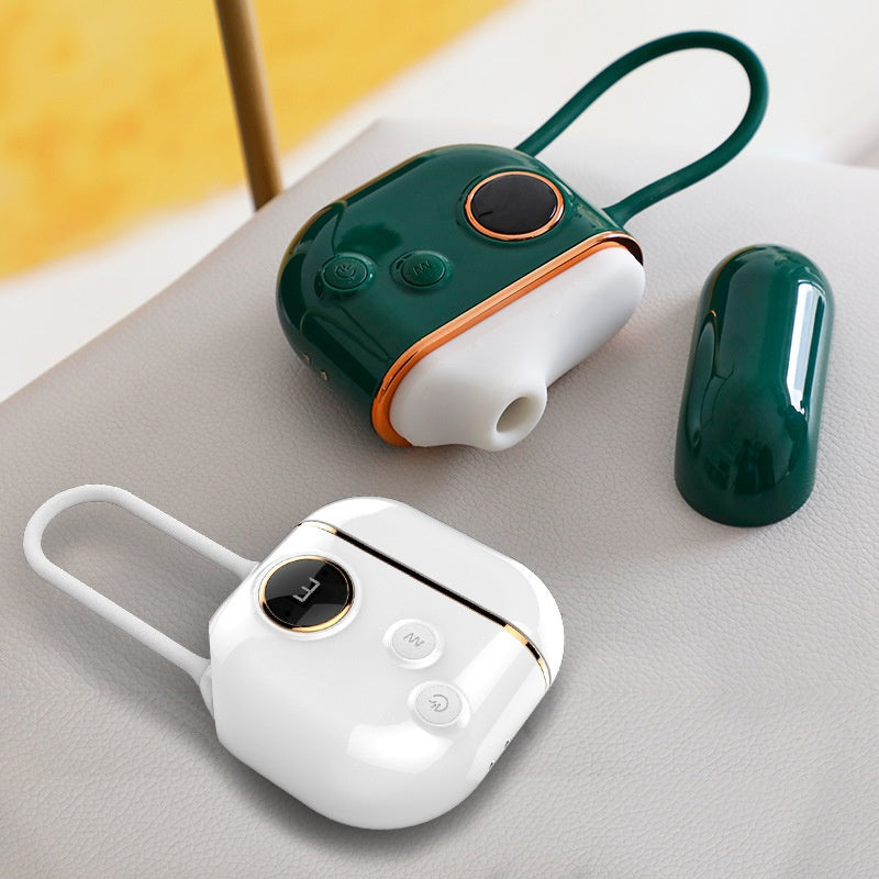 Portable Dual Function Personal Relax Kit, LCD Display Soft Silicone Massager Set with Magnetic Charging Storage Case, Quiet Waterproof Daily Self Care Accessory