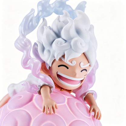 One Piece Luffy Ace Chopper Robin Devil Fruit LED Night Light Figure Set, Anime Cute Q Version Figurine Luminous Desk Lamp, One Piece Characters Collectible Statue Gifts For Anime Fans