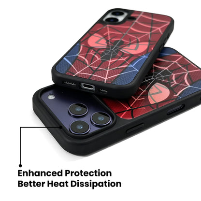 Marvel Spider‑Man Lenticular 3D Dynamic Phone Case TPU+PC Drop‑Resistant Full Edge Protection Matte Phone Cover Color Changing Design For Iphone Fans Birthday Gift