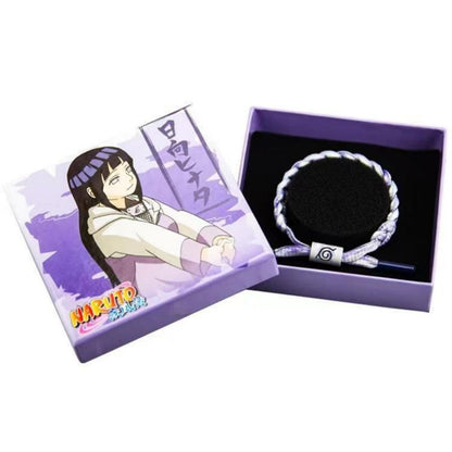 Naruto Sasuke Anime Braided Rope Bracelet, Adjustable Woven Shoelace Wristband Anime Character Cosplay Jewelry With Gift Box For Men Women Teens