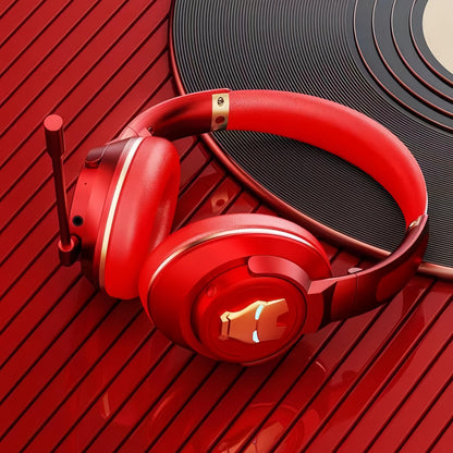 Marvel Iron Man Captain America Over Ear Bluetooth 5.3 Gaming Headphones, Low Latency Headset with Microphone Foldable Comfortable Earpads for Game Music