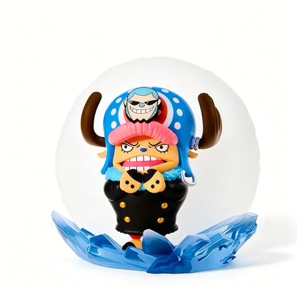 One Piece Tony Tony Chopper Blind Box Night Light, Cute Anime Figure LED Lamp Collectible Mystery Box, 6 Regular + 2 Hidden Styles PVC Bedside Decor Light Gift for One Piece Fans