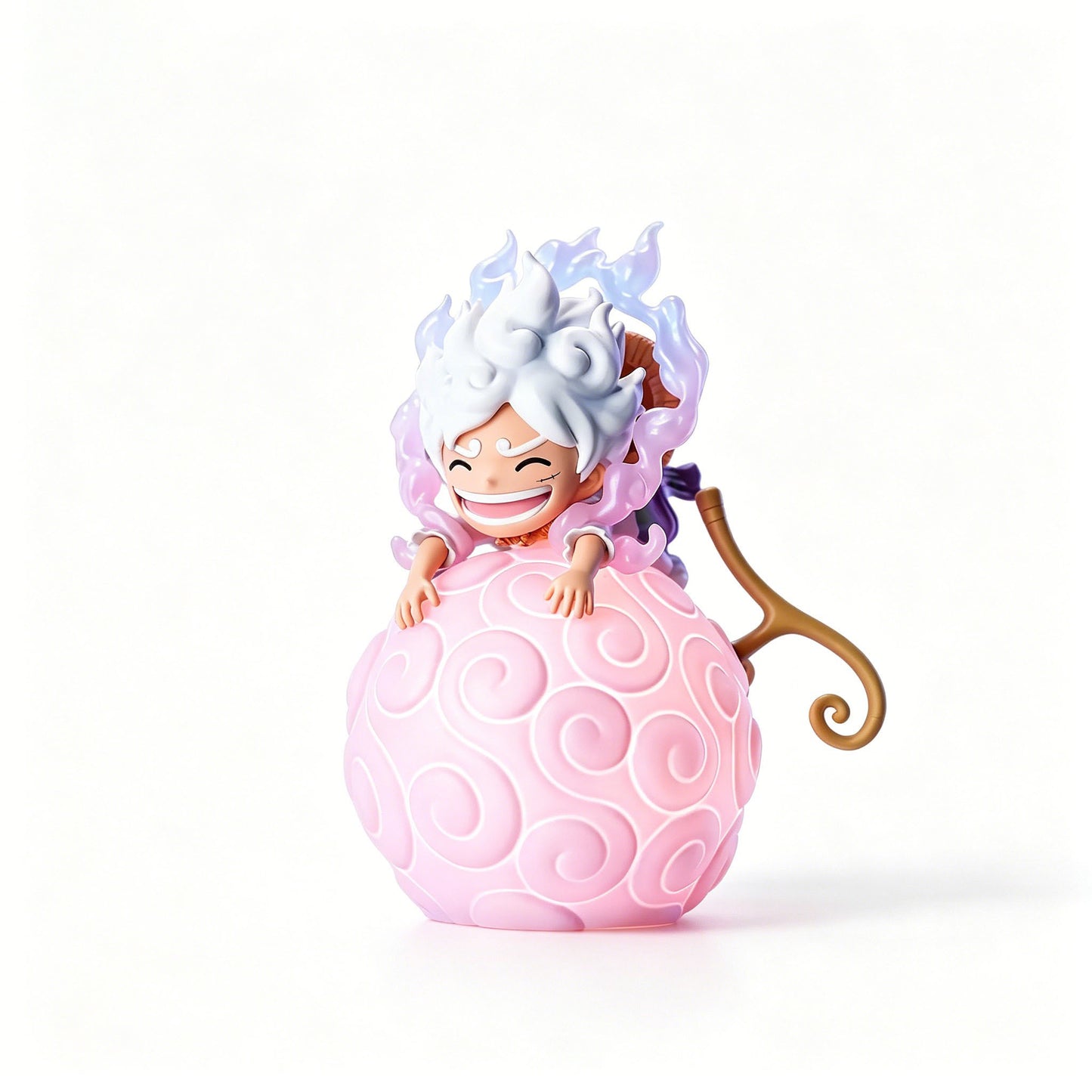 One Piece Luffy Ace Chopper Robin Devil Fruit LED Night Light Figure Set, Anime Cute Q Version Figurine Luminous Desk Lamp, One Piece Characters Collectible Statue Gifts For Anime Fans
