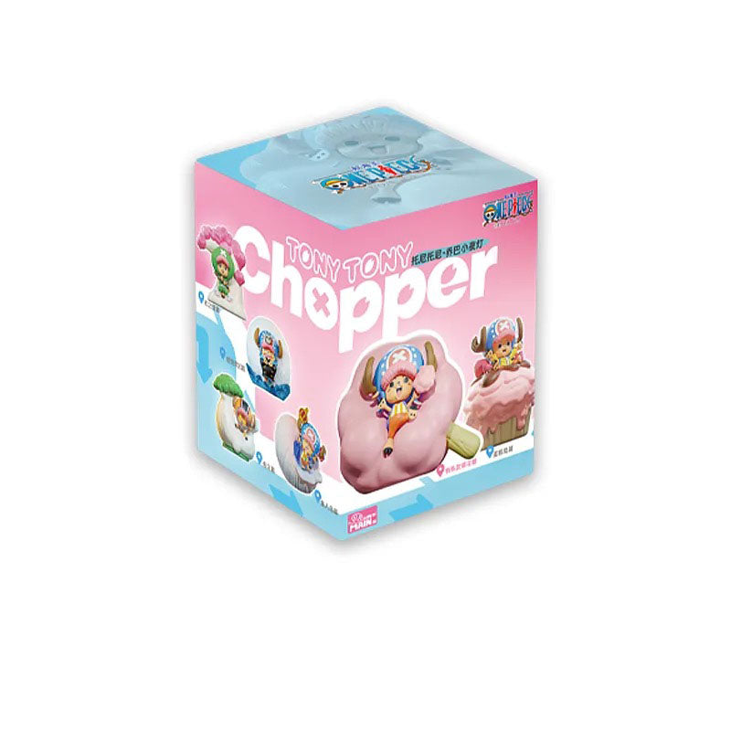 One Piece Tony Tony Chopper Blind Box Night Light, Cute Anime Figure LED Lamp Collectible Mystery Box, 6 Regular + 2 Hidden Styles PVC Bedside Decor Light Gift for One Piece Fans