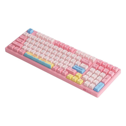 One Piece Chopper Pink Mechanical Keyboard, 108-Key RGB Backlit Gaming Keyboard