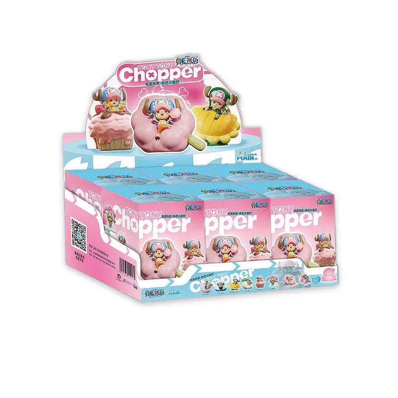 One Piece Tony Tony Chopper Blind Box Night Light, Cute Anime Figure LED Lamp Collectible Mystery Box, 6 Regular + 2 Hidden Styles PVC Bedside Decor Light Gift for One Piece Fans