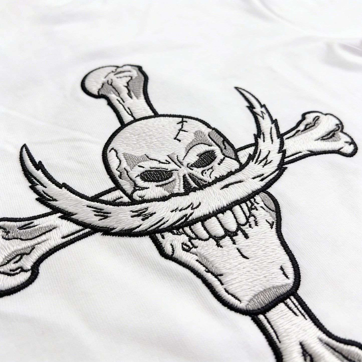 One Piece Whitebeard Edward Newgate Embroidered T-Shirt, Anime Oversized Cotton Tee